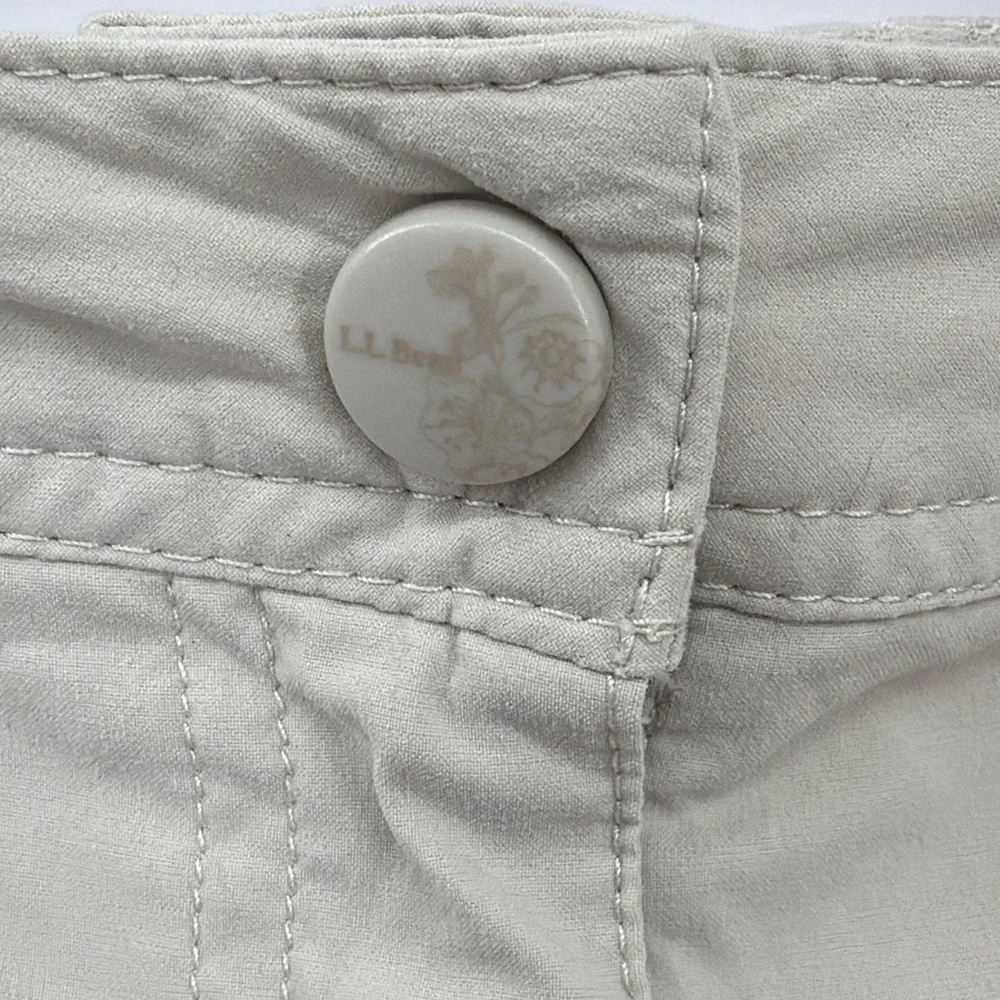Ll Bean Pants Hiking Straight Leg Nylon Blend Camp Cargo 20W Plus Womens‎